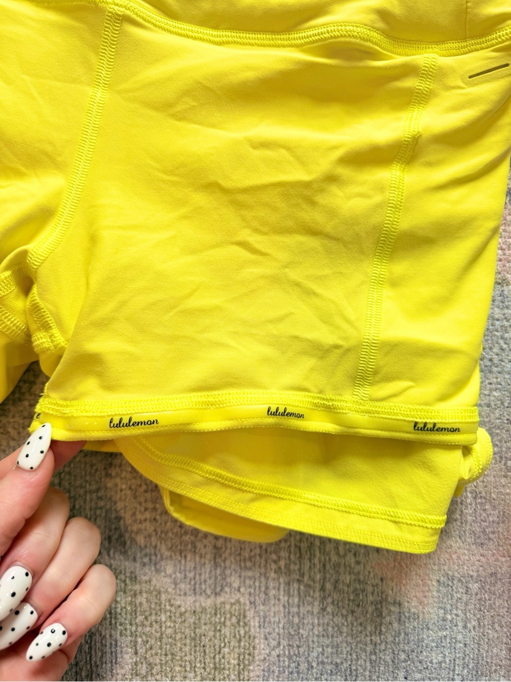 Lululemon Pace Rival Skirt In Yellow 4 - Picture 7 of 8